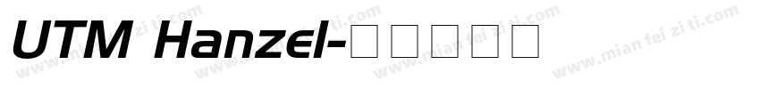 UTM Hanzel字体转换
